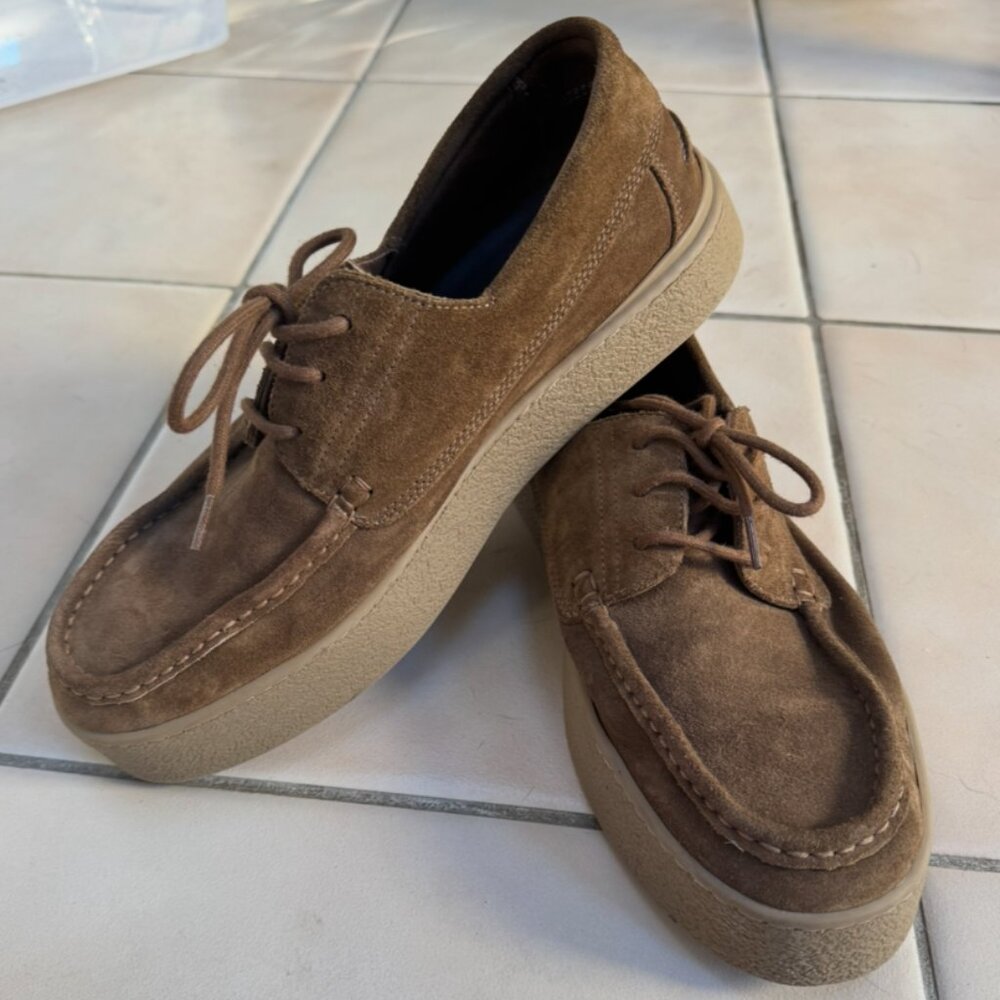 Massimo Dutti Brown Suede Shoes in Size 42